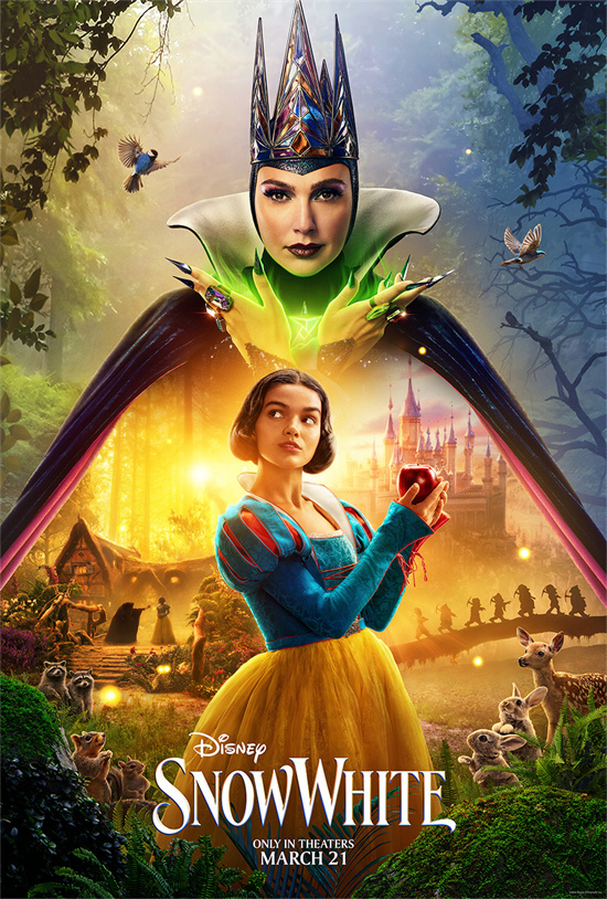 《白雪公主》正式预告曝光  2025年3月21日北美公映