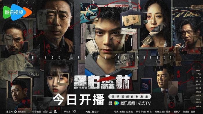丁禹兮宁理主演悬疑刑侦剧《黑白森林》开播