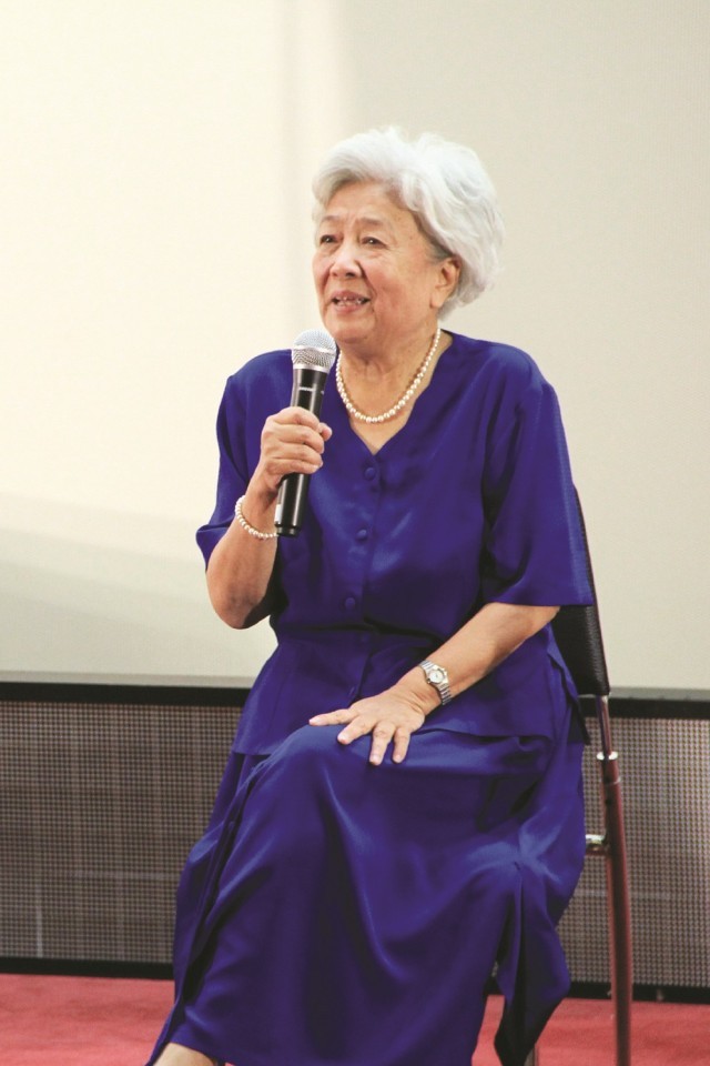她曾说：没有观众就没有演员
