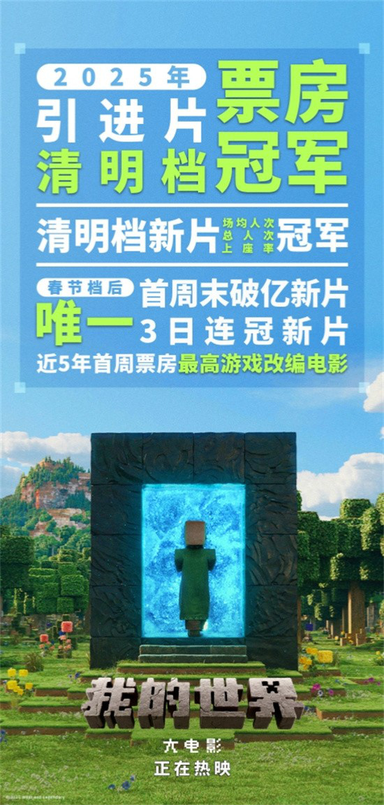 《我的世界大电影》发布勇“创”世界特别视频！